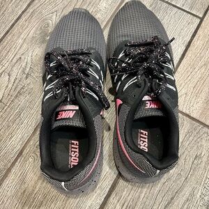 Nike Run Swift Black and Pink Athletic Shoes